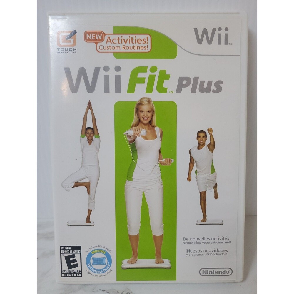 Wii Fit Plus Nintendo Wii Exercise Game with manual NO Balance Board